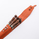 A set of skewers 670*12*3 mm in an orange leather case в Оренбурге