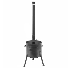 Stove with a diameter of 440 mm with a pipe for a cauldron of 18-22 liters!