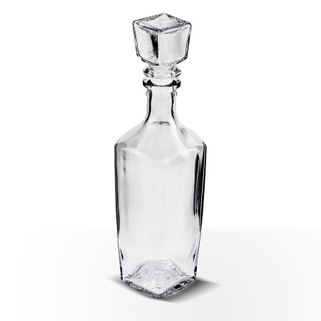 Бутылка (штоф) "Элегант" стеклянная 0,5 литра с пробкой  в Оренбурге