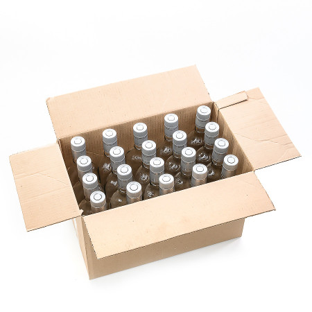 20 bottles "Flask" 0.5 l with guala corks in a box в Оренбурге
