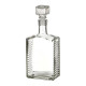 Бутылка (штоф) "Кристалл" стеклянная 0,5 литра с пробкой  в Оренбурге